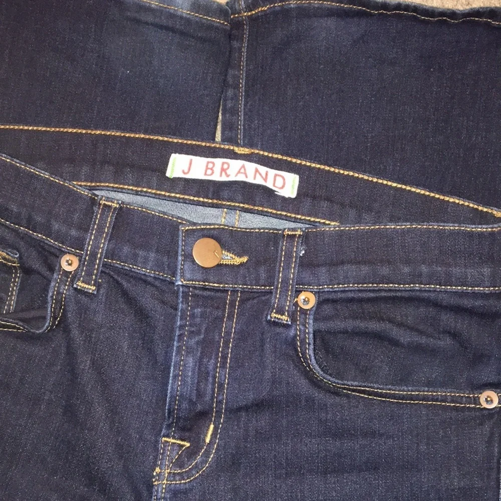J Brand Starless Dark Wash Slim Boot Leg Jeans